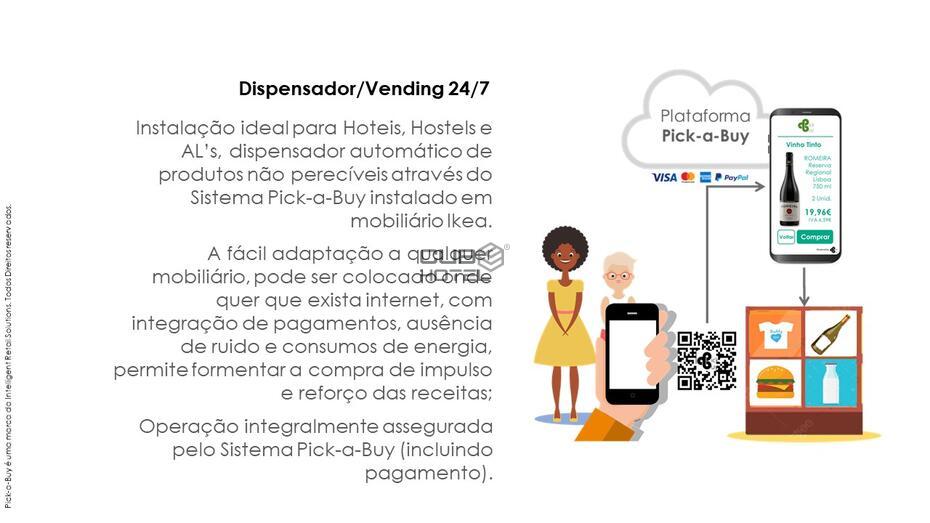 Cacifo Inteligente Vending Sistema PickaBuy
